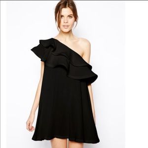 Asos Ruffle Shift Dress
