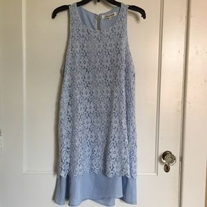 Periwinkle Flower Lace Dress