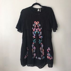 Free People Perfectly Victorian Embroidered Dress
