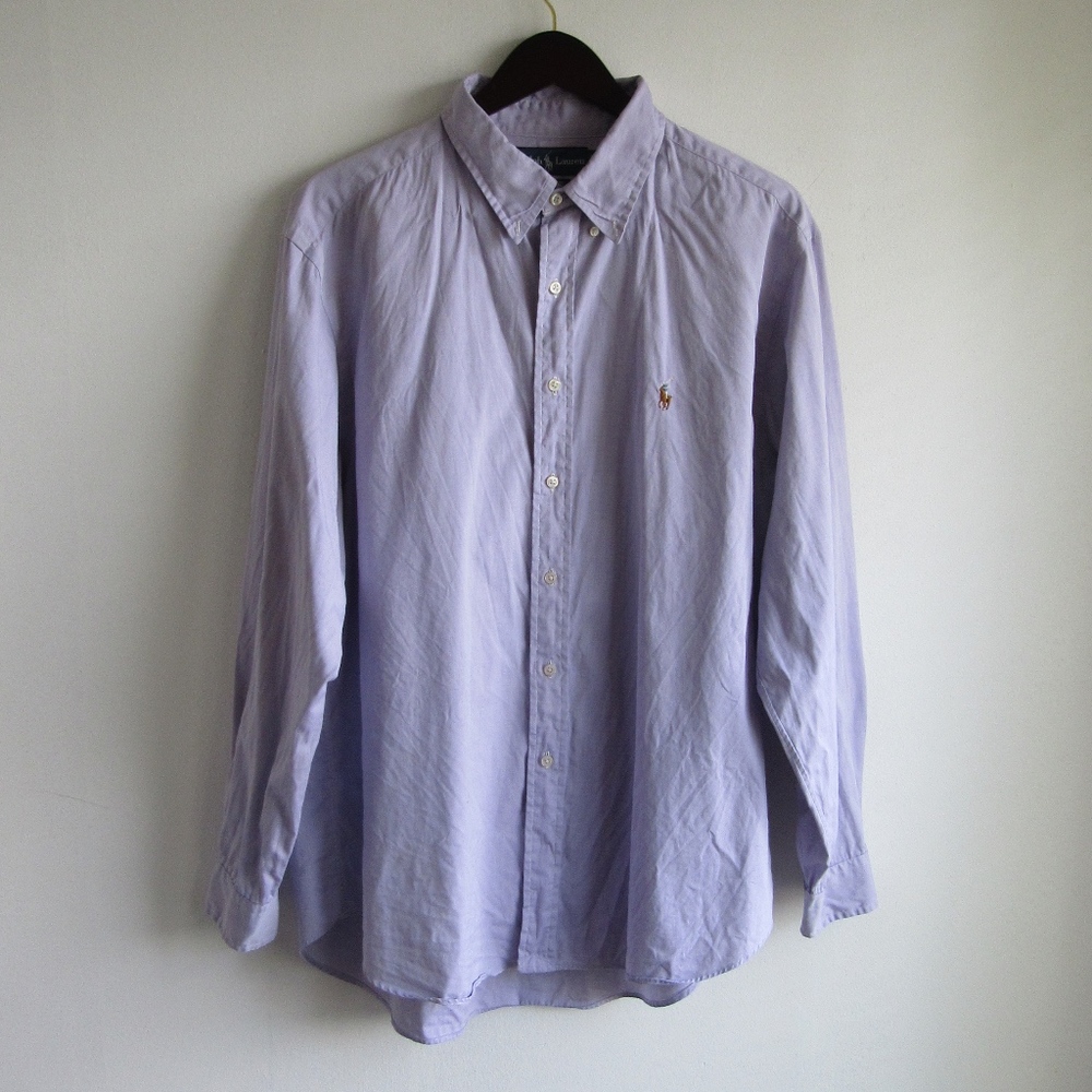 Ralph Lauren Classic Fit Purple Dress Shirt