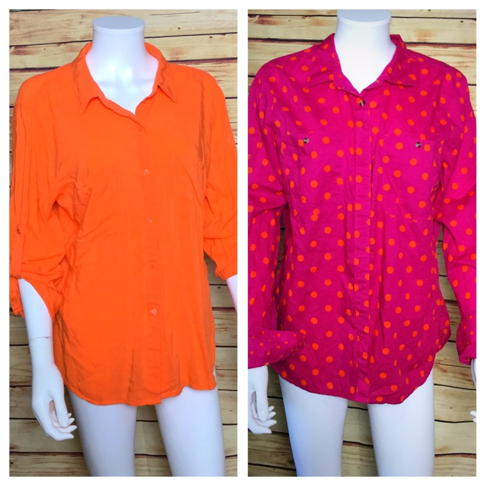 Button front top bundle! Size XL
