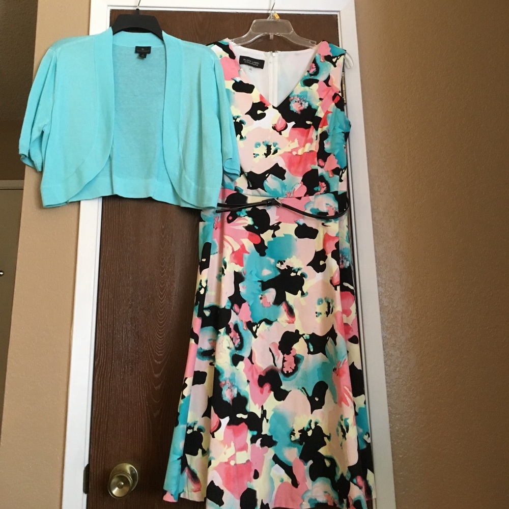 Black Label dress with Worthington sweater