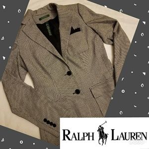 Ralph Lauren Women's NWT Houndstooth Jacket Sz 2 B