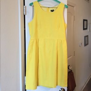 Bright Yellow J.Crew Dress