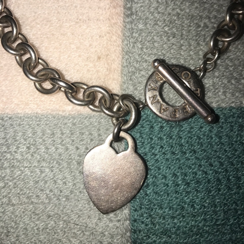 Tiffany & co. heart tag toggle necklace authentic