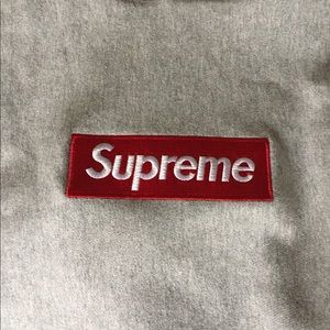 Supreme Bogo hoodie Grey
