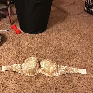 Victoria Secret Lined Strapless Bra