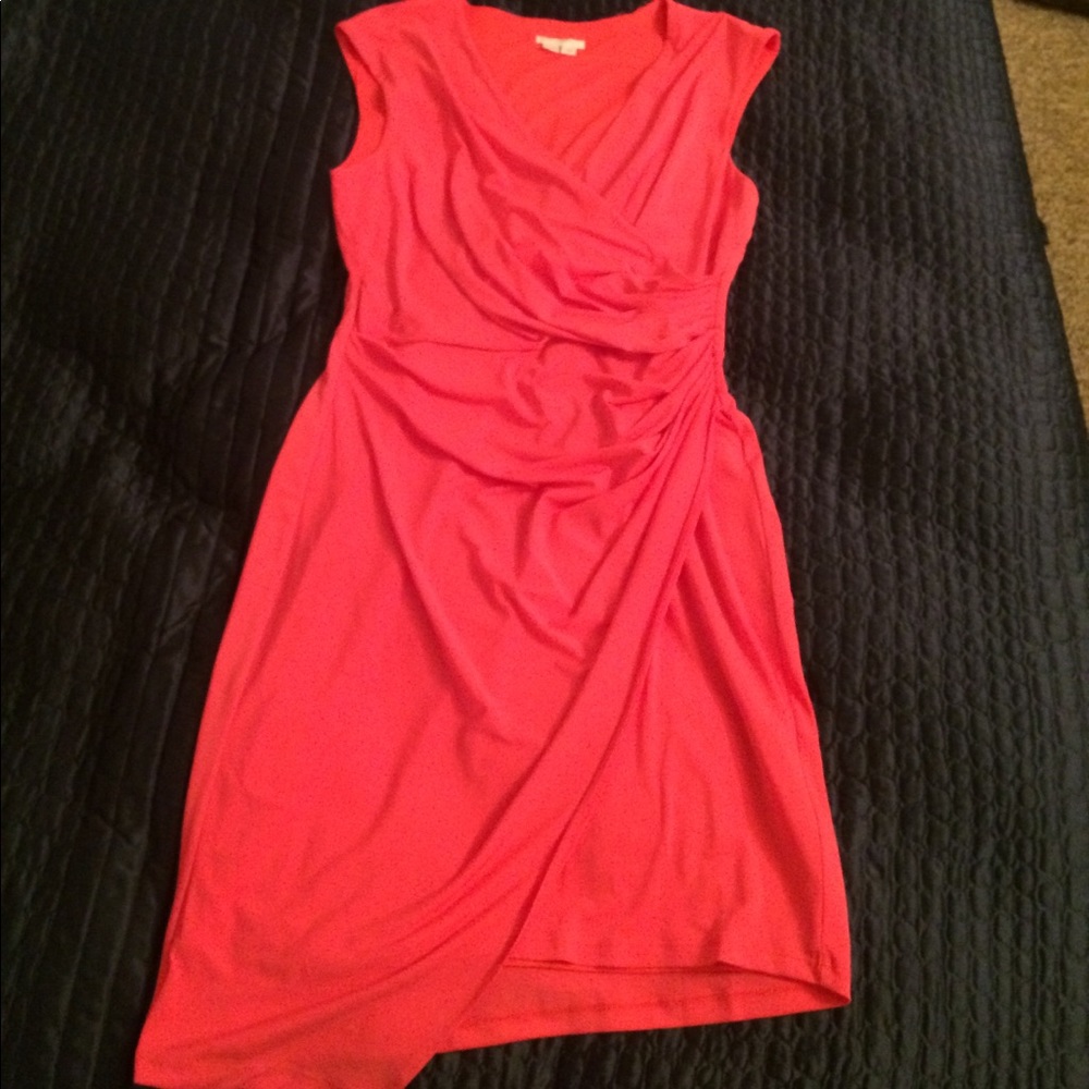 Coral dress