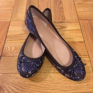 NWOT Banana Republic Snakeskin Ballet Flat