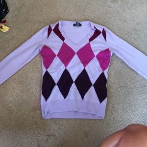 A purple New York and company sweater