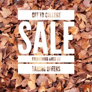 Off to College SALE!!
