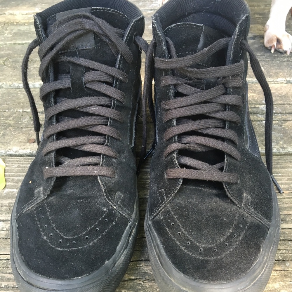 VANS black suede