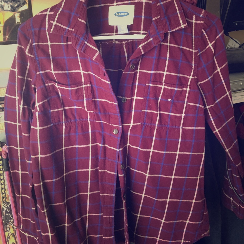Flannel button down