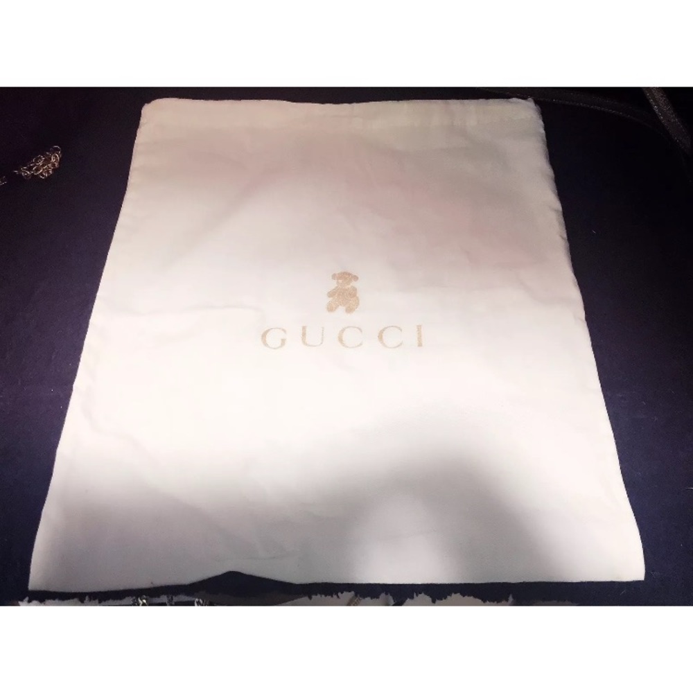 Authentic Gucci drawstring dust bag 11.4"x13"