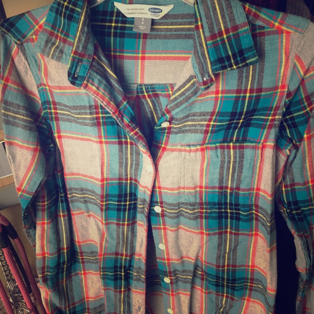 Flannel button down