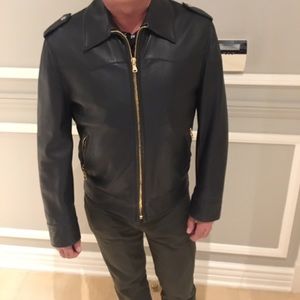 Dolce & Gabbana Italian Leather Jacket