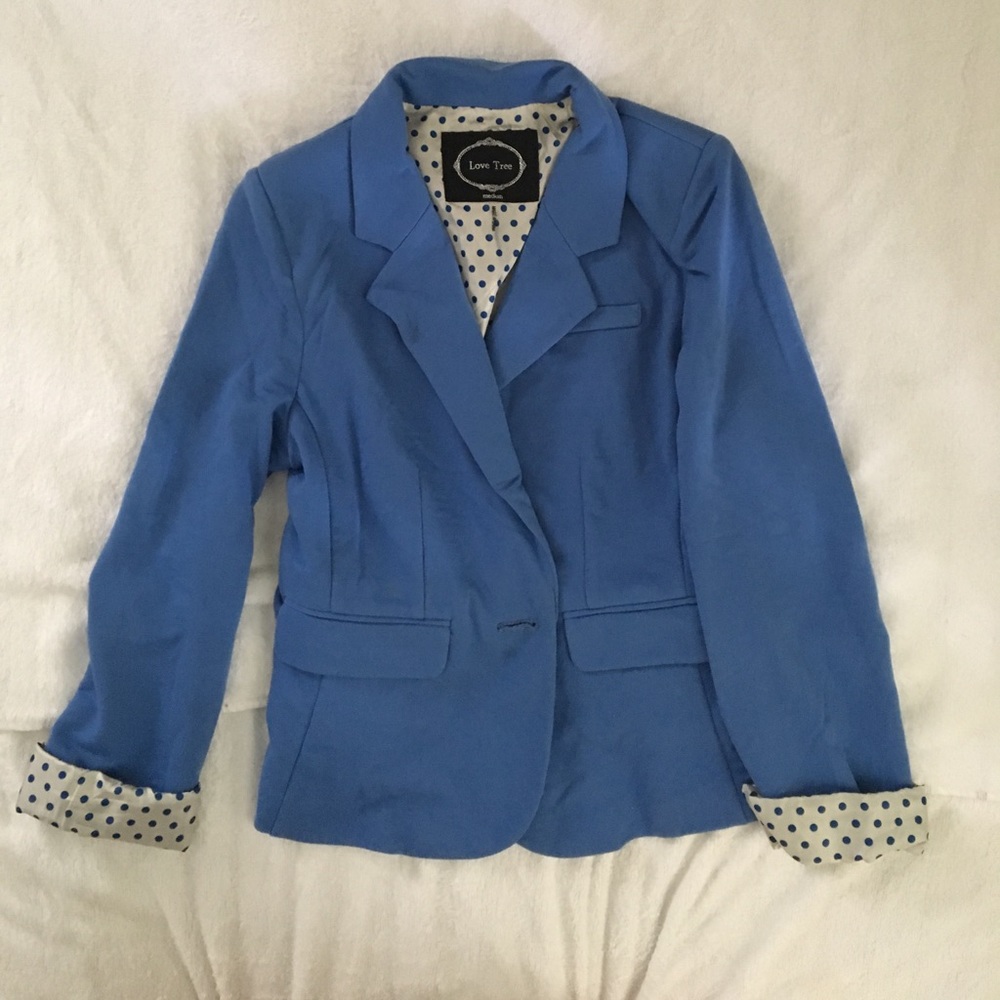 Blue Blazer by Love Tree