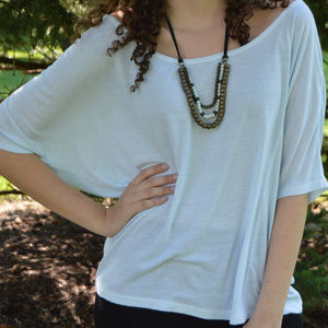 🔥SALE🔥🎉 HP 🎉 Light Blue Loose Top
