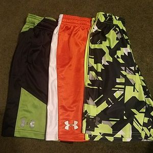 3 pairs under armour shorts