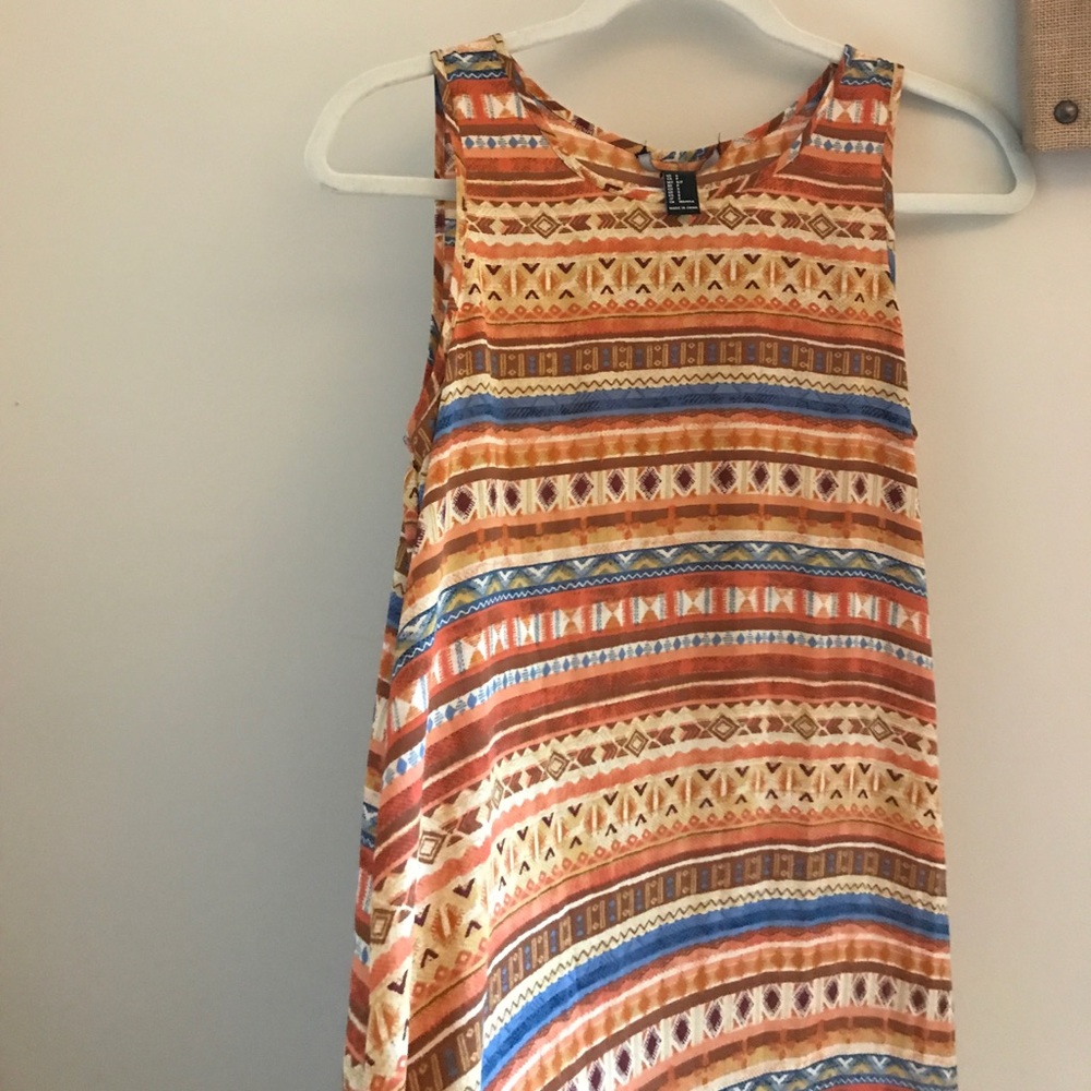 Multicolored dress, never worn