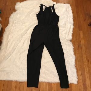 urban outfitters black jumpsuit