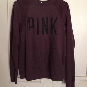 PINK Victoria Secret Maroon Pullover XS