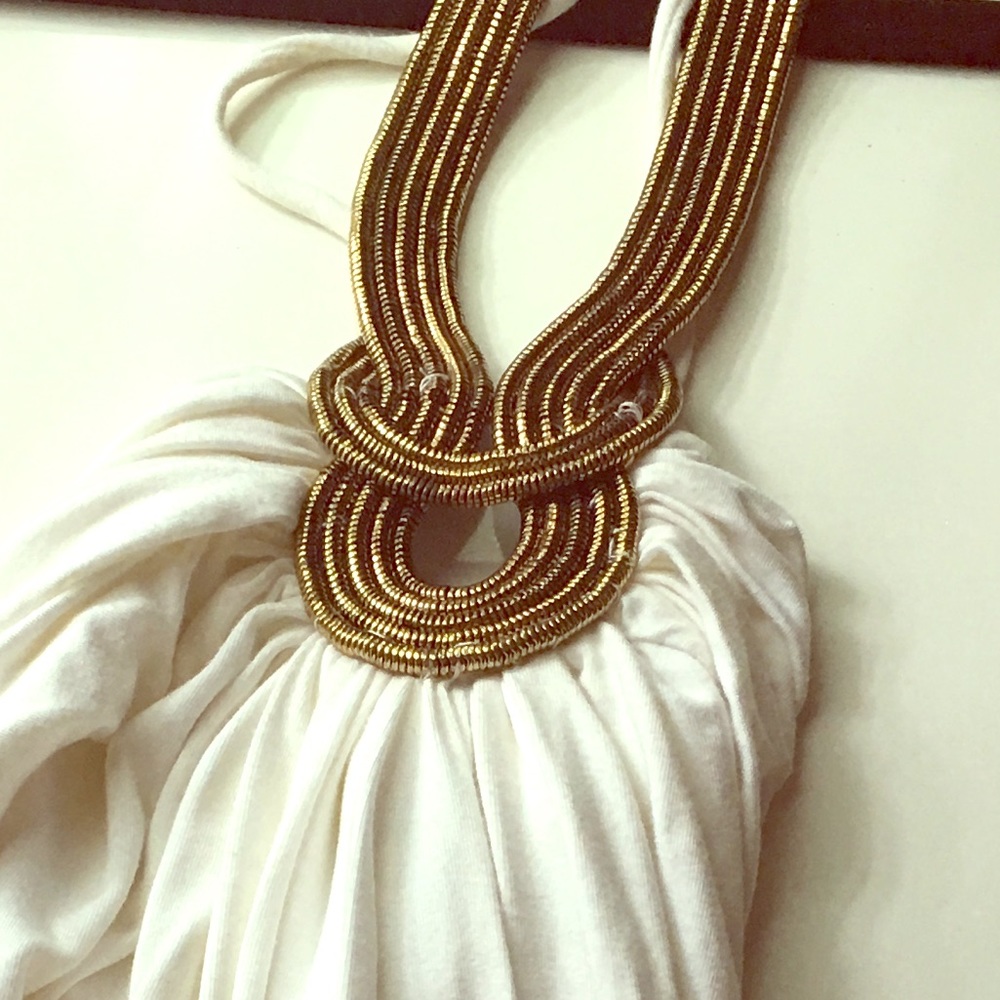 Sky Top white with gold hardware