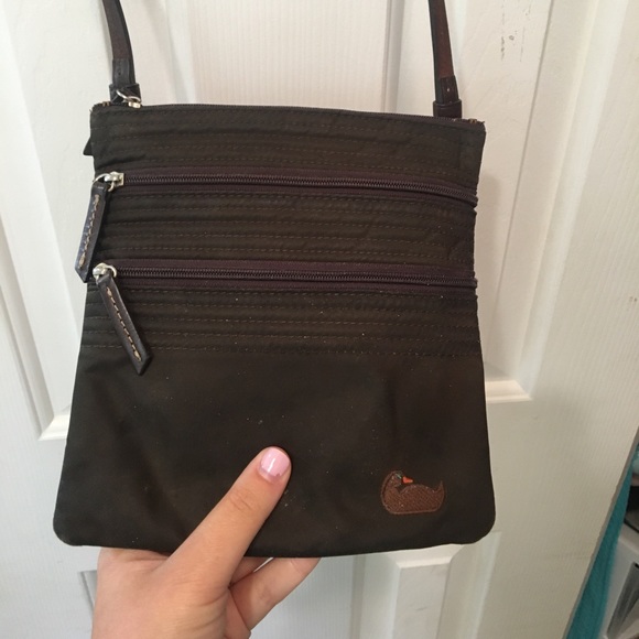 Dooney and Bourke chocolate brown crossbody - Picture 2 of 4
