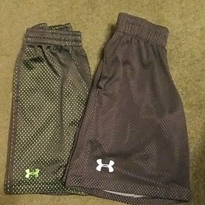 2 pairs under armour shorts