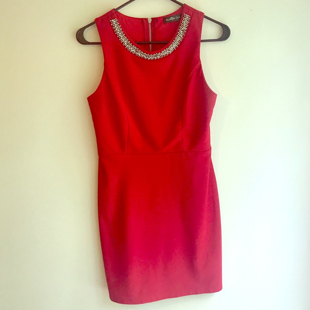 Sexy Red Cocktail Dress