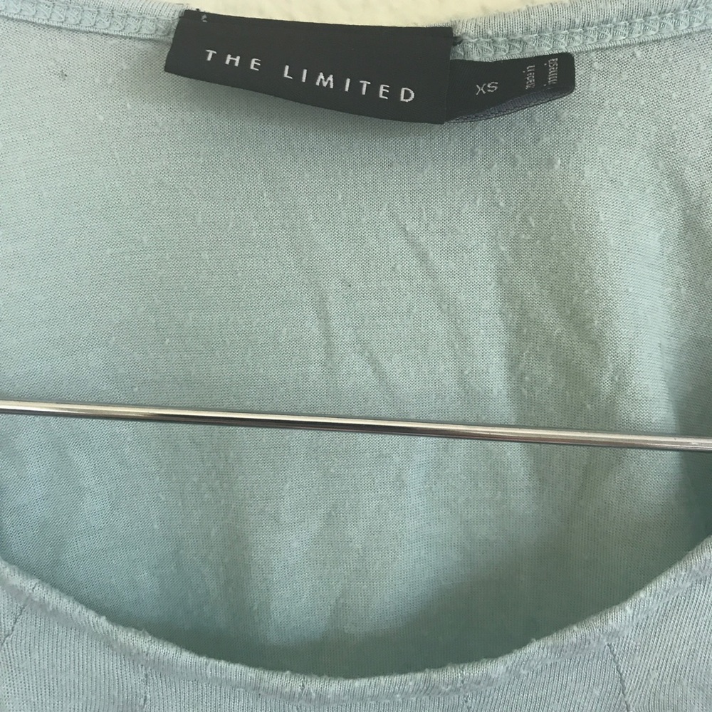 Thin light blue I'd shirt