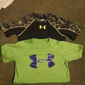 2 under armour boys tee