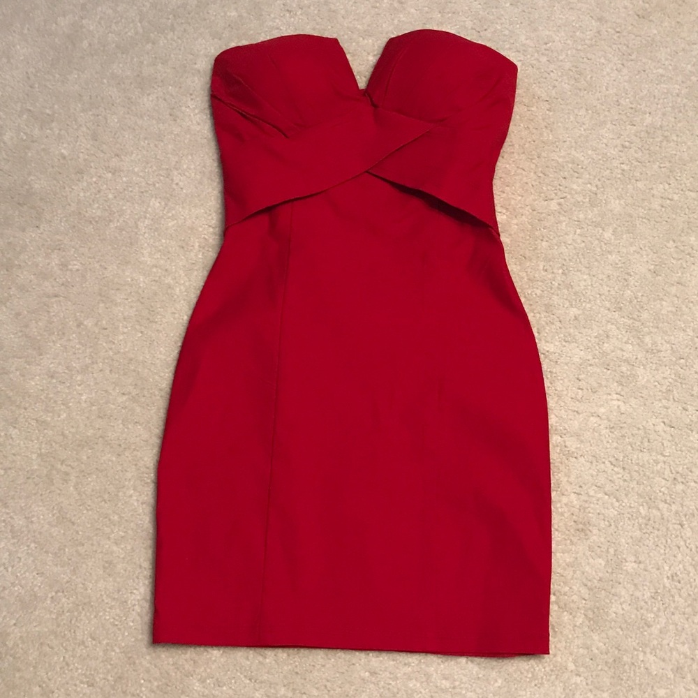 Strapless Bodycon Cocktail Dress (Juniors)