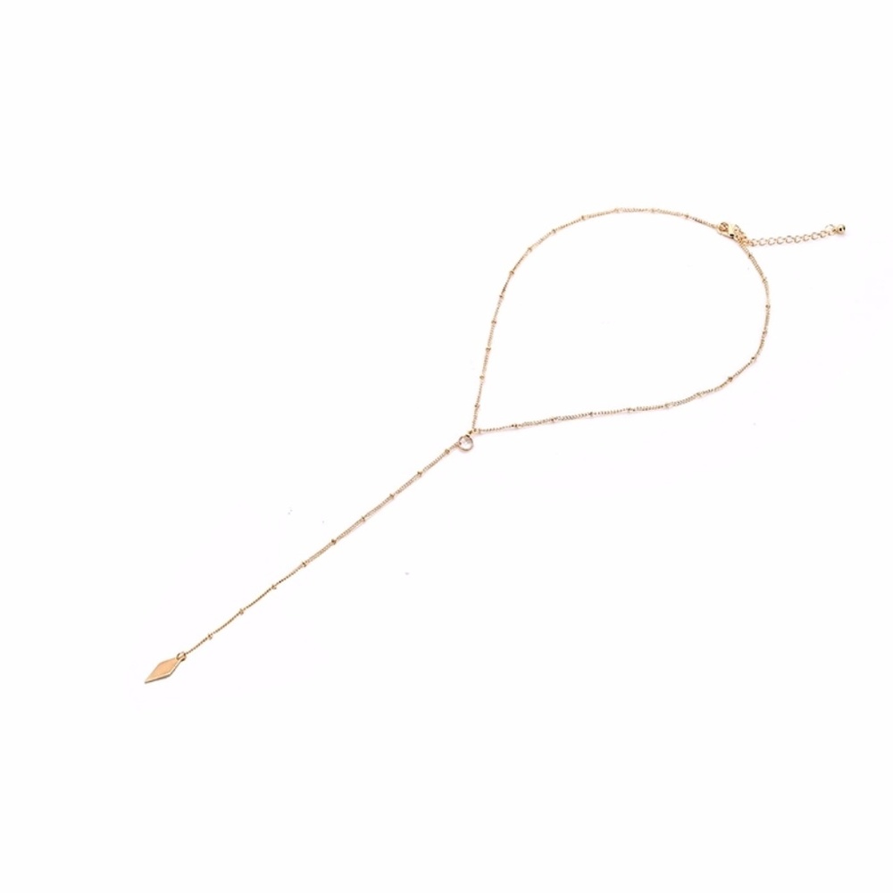 5 for $25 Y Shaped Chain Drop Lariat Necklace - Picture 4 of 6