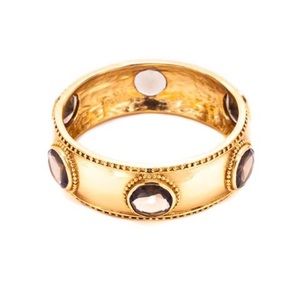 JULIE VOS FACETED BANGLE