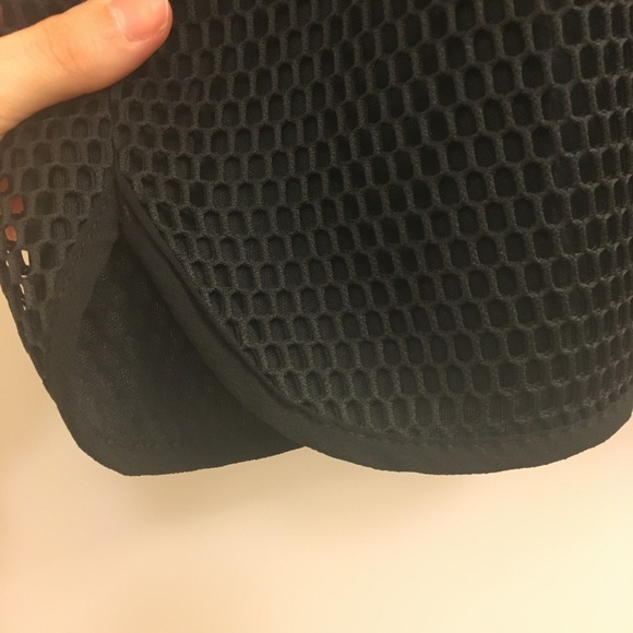 Black, mesh mini skirt - Picture 3 of 3