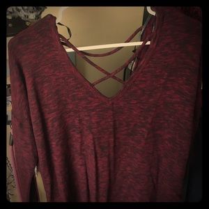 Forever 21 Open back sweater.