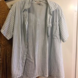 Vintage Striped Button Up