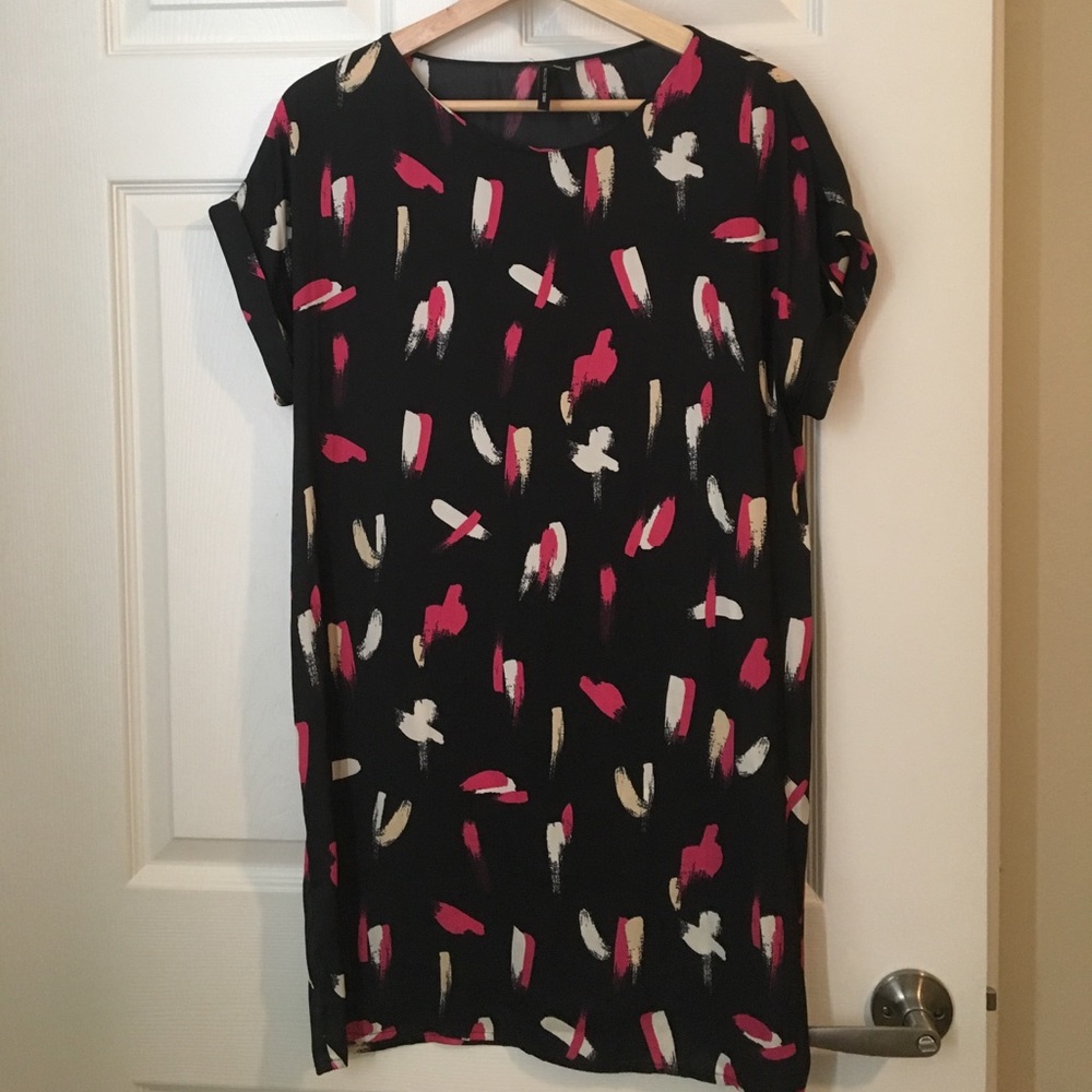 Silky shift dress