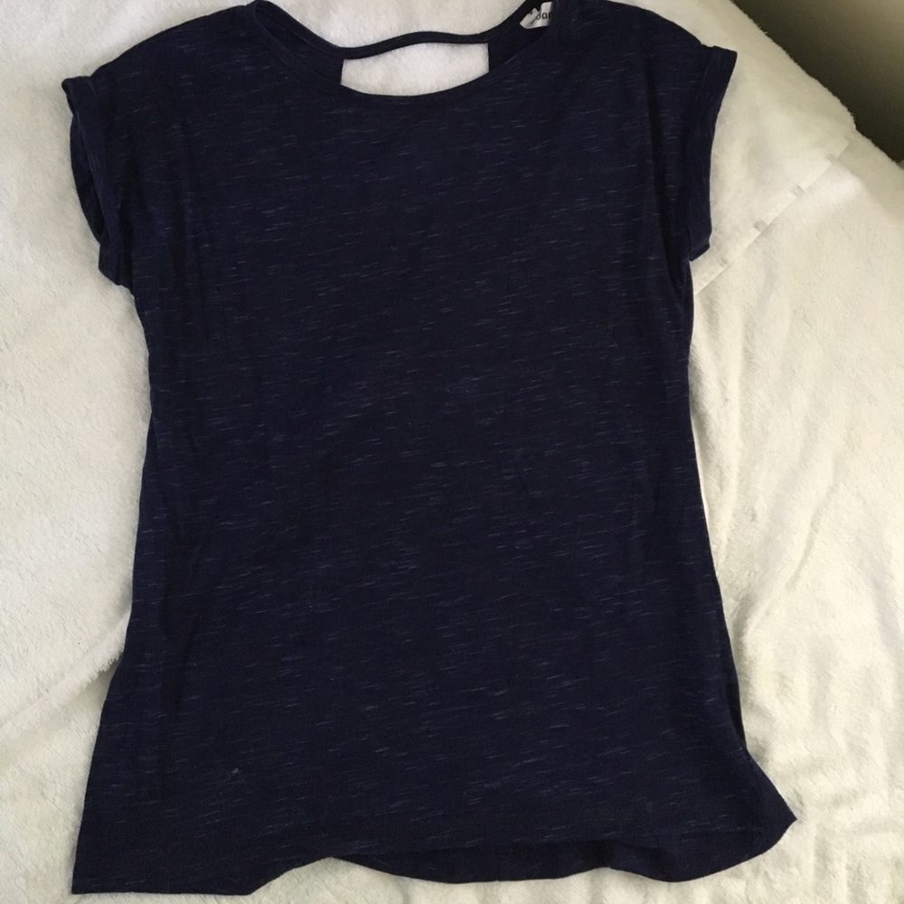 Navy work out top