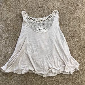 Crocheted float tank top