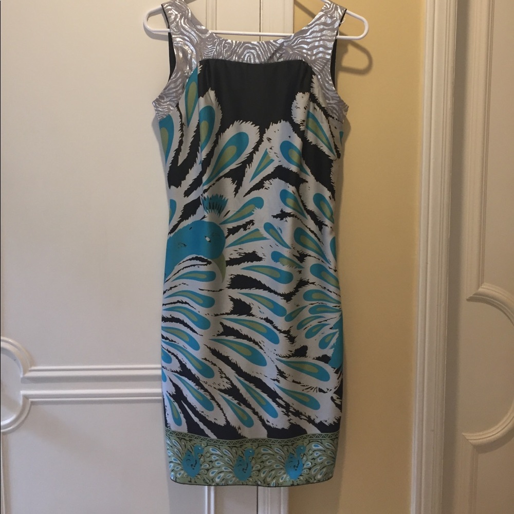 midi patterned dress