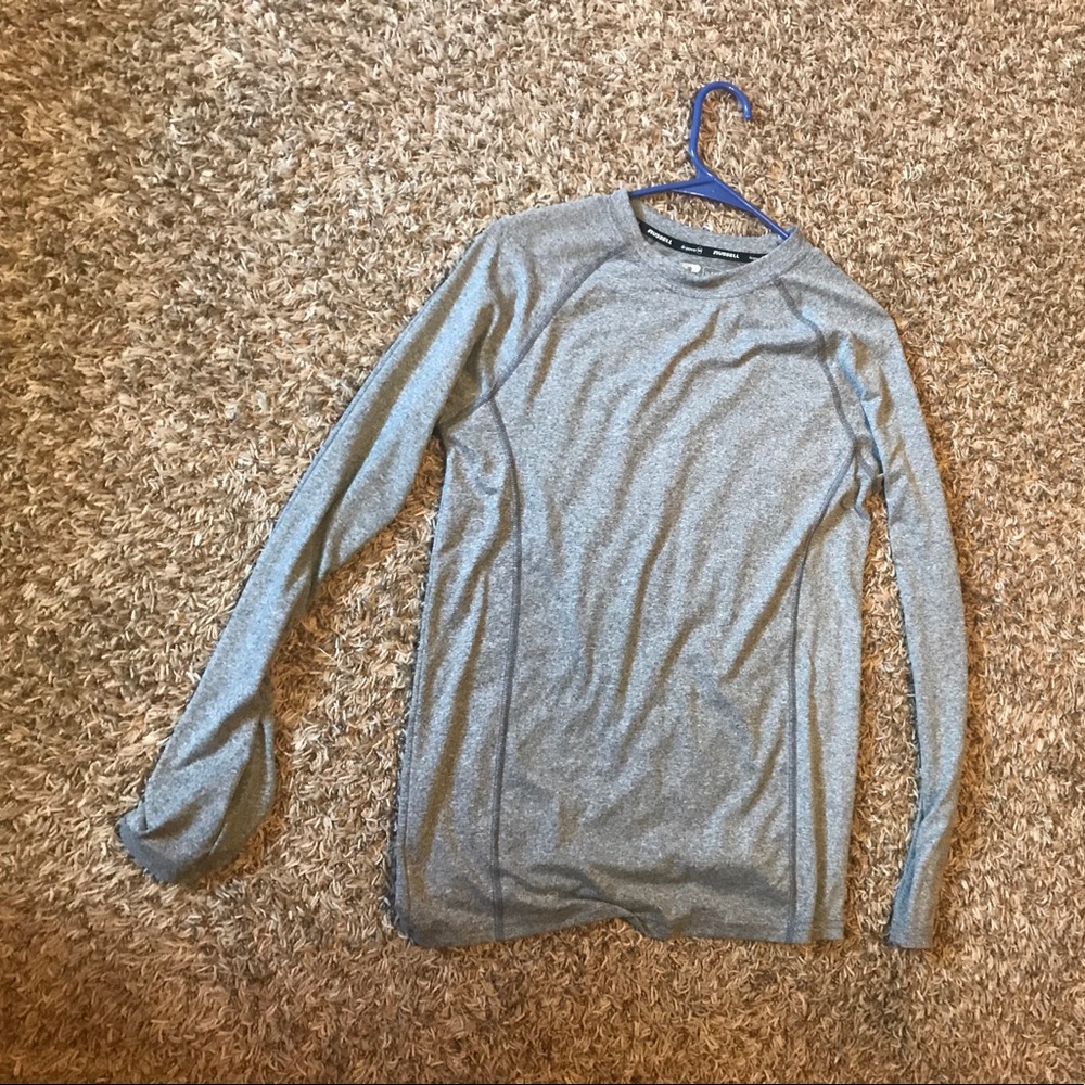 Gray Elastic Under Shirt