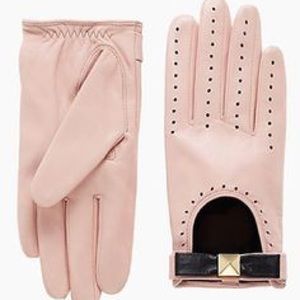 Kate Spade Perforated Leather Gloves