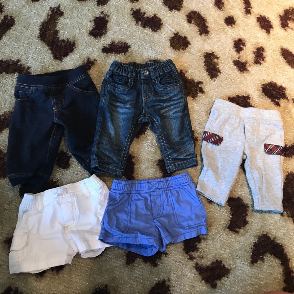 5 baby boys bottoms.