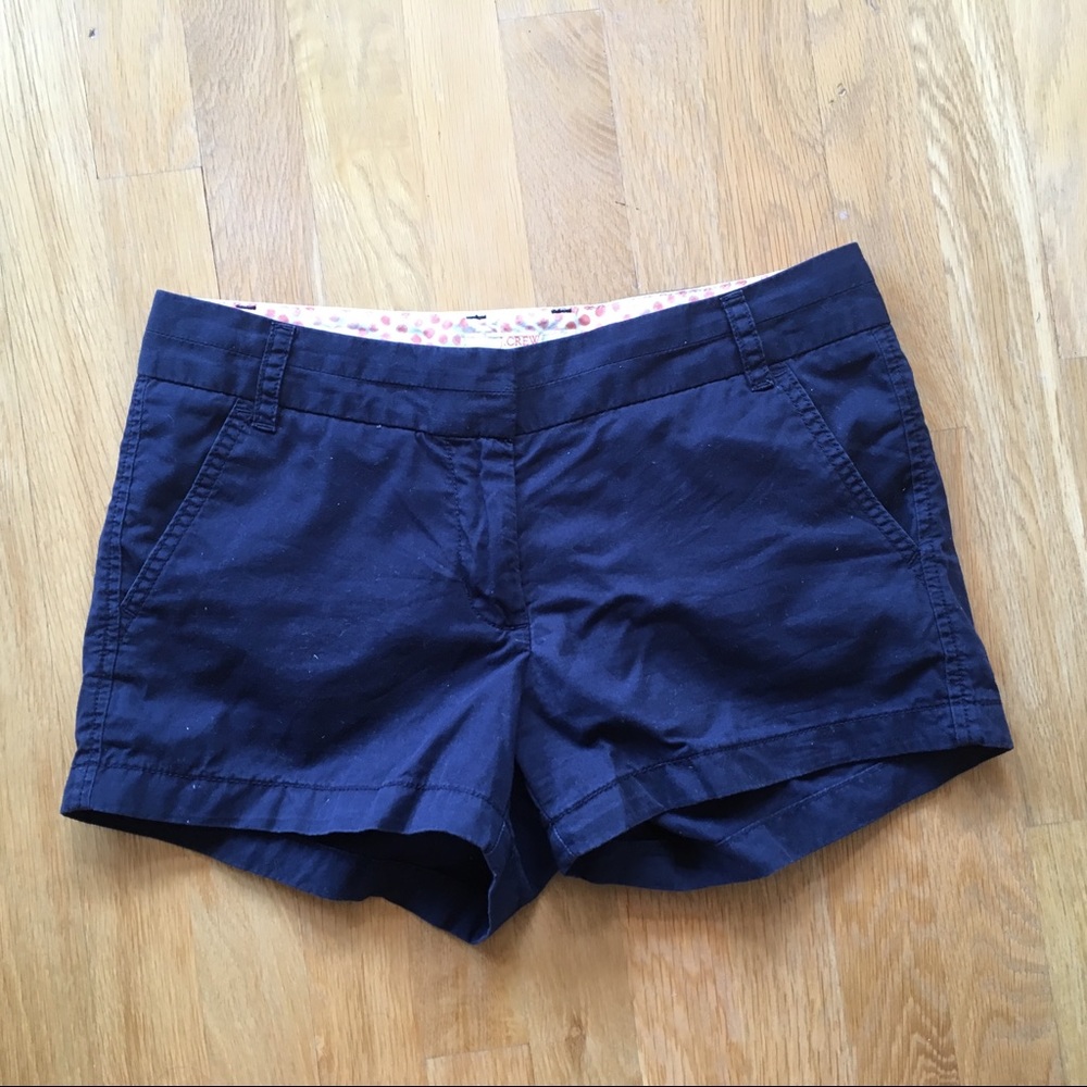 J Crew Factory Navy Blue Broken-in Chino Short - 4