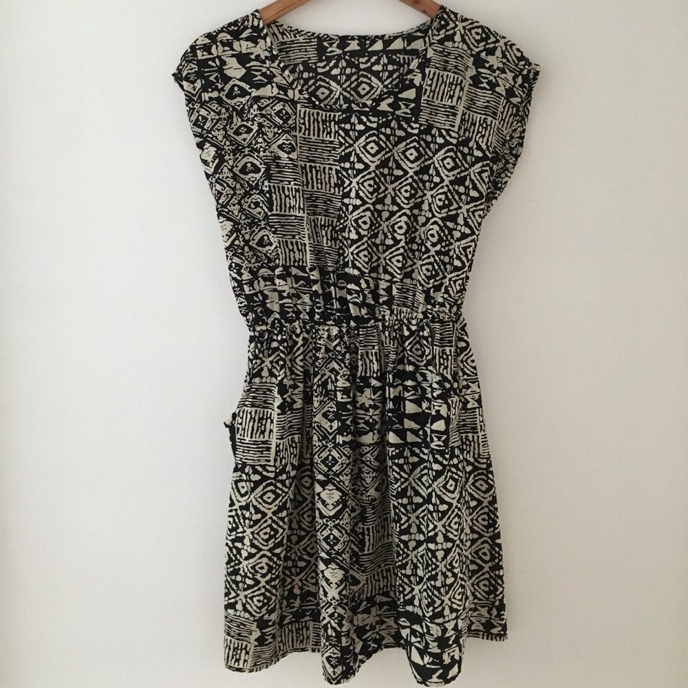 Dress with Tribal Print