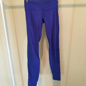 WORN ONCE. lululemon blue yoga pants