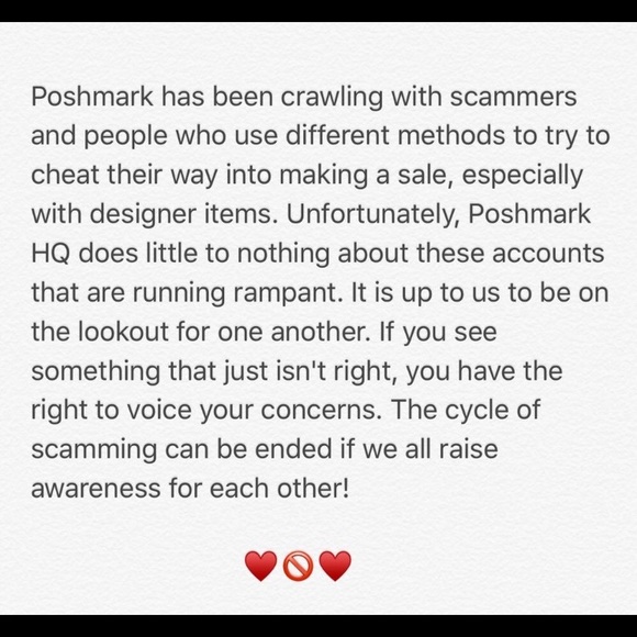 Accessories - Buyers BEWARE!!