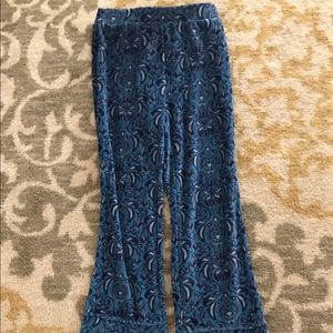 Cute Blue Patterns Girls Matilda Jane Pants
